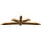Ekena Millwork Davenport Timber Gable Bracket, Western Red Cedar, 108"W x 31 1/2"H x 4"D x 6"F, 7/12 Pitch GBW108X31X0406DAV00RWR - alternate 3